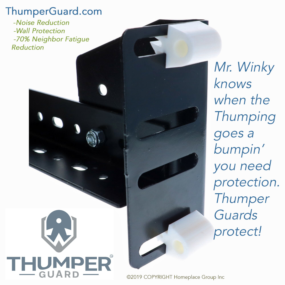 THUMPER GUARD™ HeavyDuty PRO Bed Frame Bracket